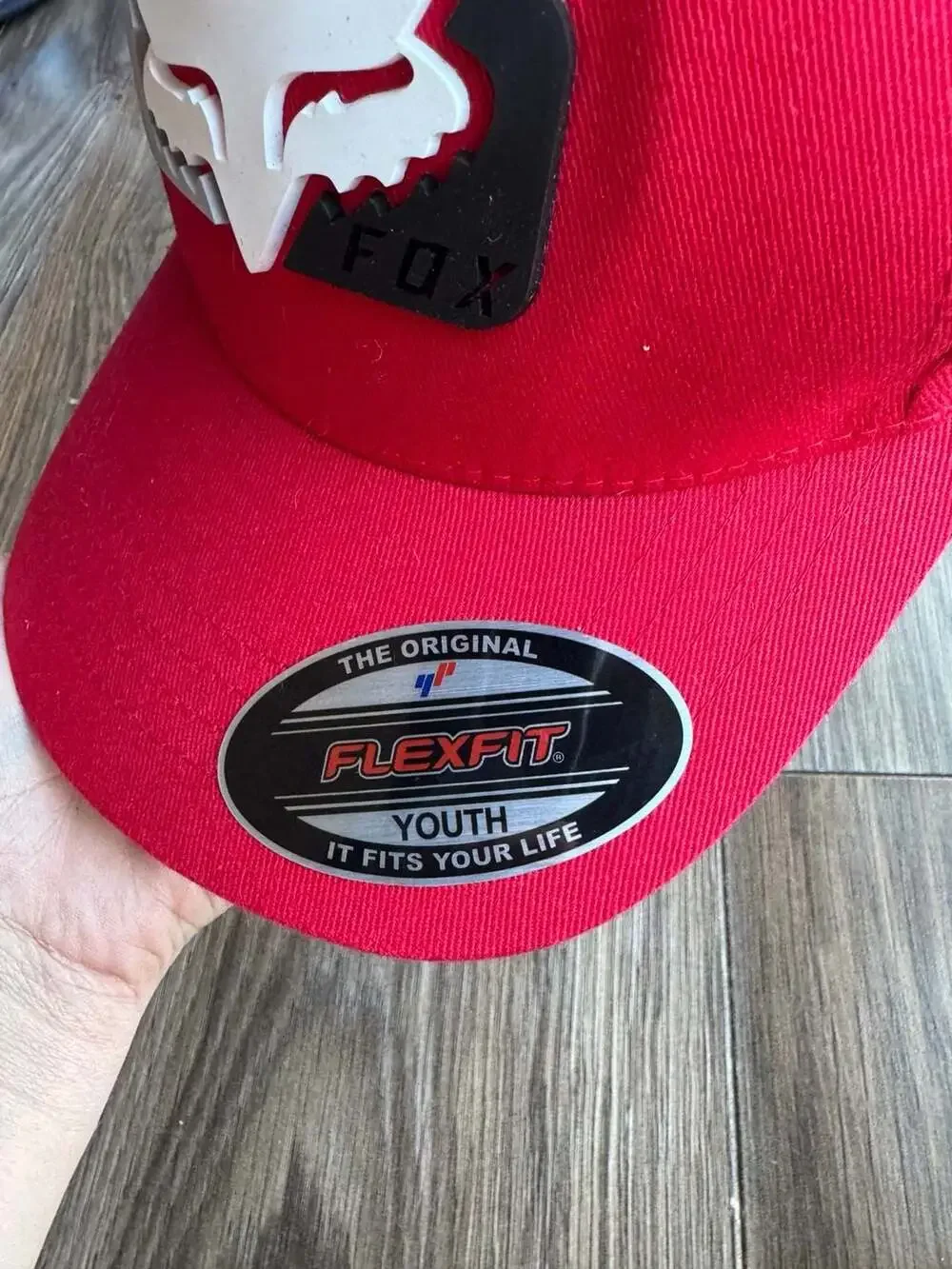 Fox Racing Epicycle Flexfit Hat Youth Red
